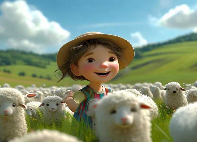 儿童故事放羊的故事（小孩放羊的故事视频）