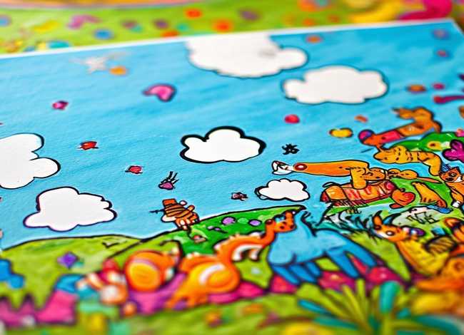 儿童图画故事打印，儿童图画打印版