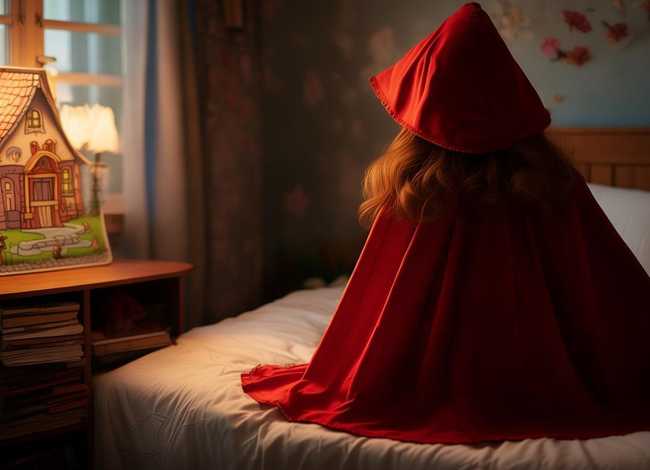 小红帽儿童故事书睡前故事，小儿故事睡前故事小红帽