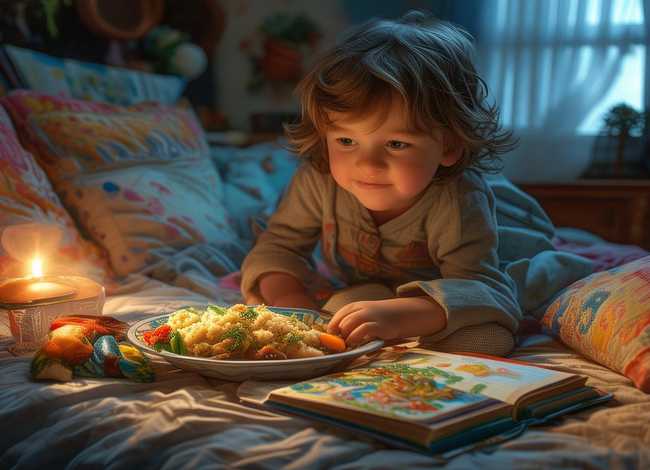 吃饭睡前故事 - 睡前故事吃饭的故事