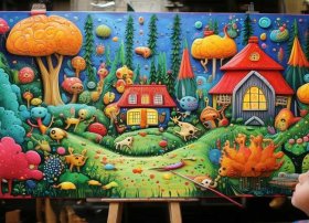 故事大全儿童画画（故事绘画作品大全）
