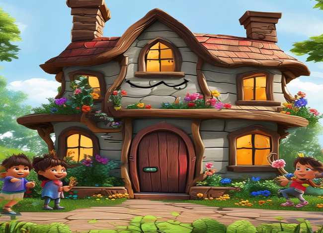 讲故事的房子儿童书 - 房子的故事大班主题活动