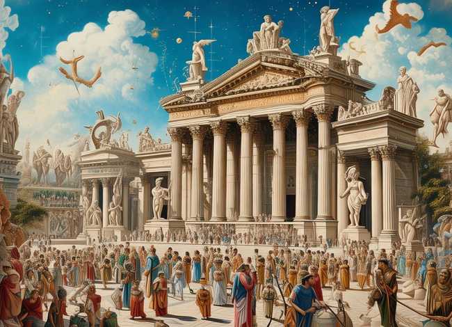 罗马神话相关艺术图案 - 罗马神话相关艺术图案大全