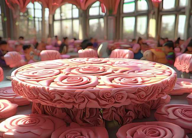 玫瑰的故事儿童桌椅 玫瑰的故事电子版