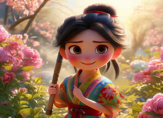 儿童版的花木兰故事，花木兰少儿版故事