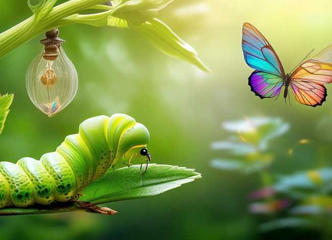 儿童故事毛毛虫变蝴蝶（幼儿故事毛毛虫变蝴蝶）