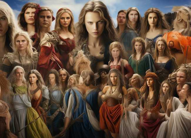 巾帼英雄故事影视剪辑；巾帼英雄故事影视剪辑素材