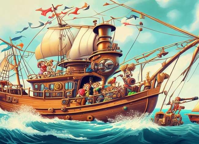 轮船冒险儿童故事 轮船的故事幼儿园教案