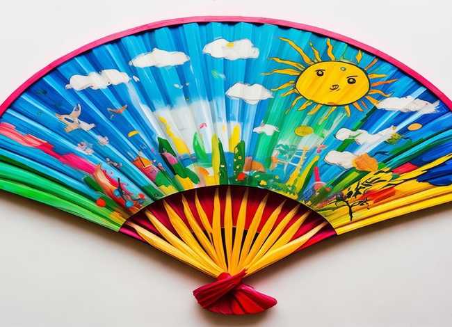 团扇画图片简单的儿童画、团扇画图片简单的儿童画怎么画