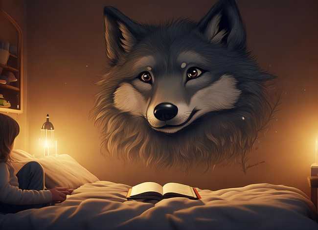 睡前小故事狼的故事，宝宝睡前故事狼的故事