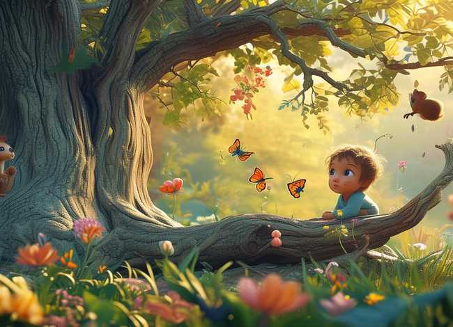 关于树的故事儿童版；关于树的小故事幼儿