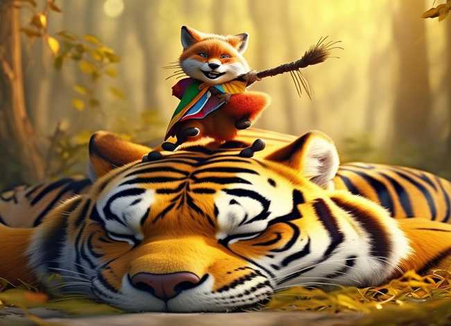 狐假虎威的故事儿童版（狐假虎威的小故事视频）