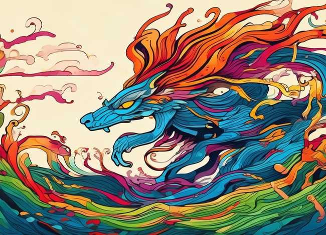 神话连环画简笔，神话连环画简笔画