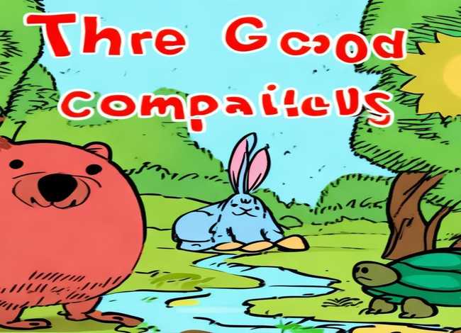 儿童故事三个好伙伴 三个好伙伴简笔画