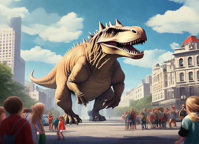 城里来了大恐龙有声故事绘本、城里来了大恐龙有声故事绘本教案