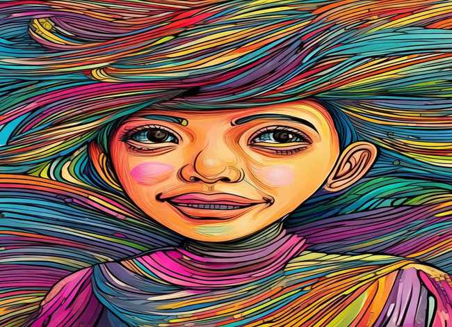 线条画小孩视频（线条画小孩图片）