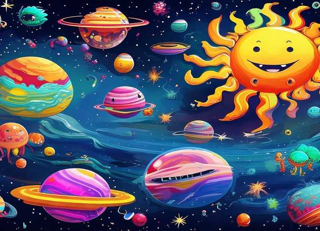 儿童插画太空、儿童插画太空图片