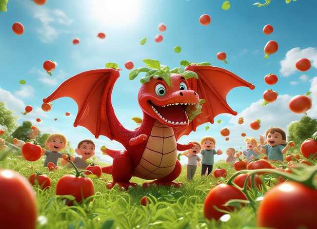 儿童故事番茄龙的故事免费听（关于番茄的歌儿童歌）