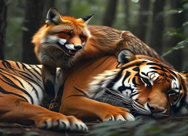 狐假虎威,故事,狐假虎威故事简短 狐假虎威,故事,狐假虎威故事简短