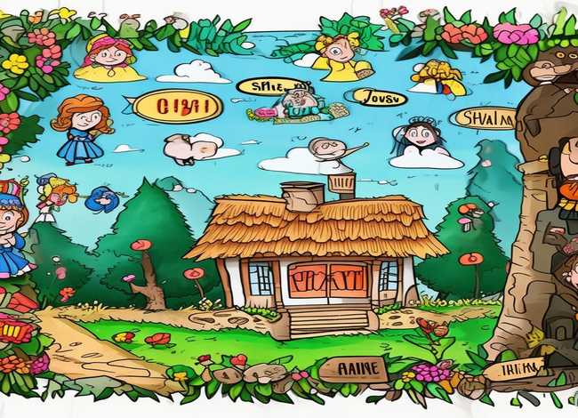 童话故事英语手抄报（童话主题的英语手抄报）