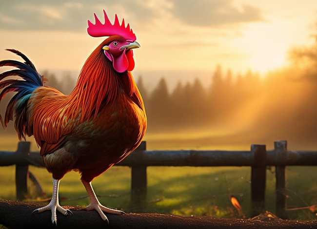 公鸡打鸣的故事，公鸡打鸣的寓言故事