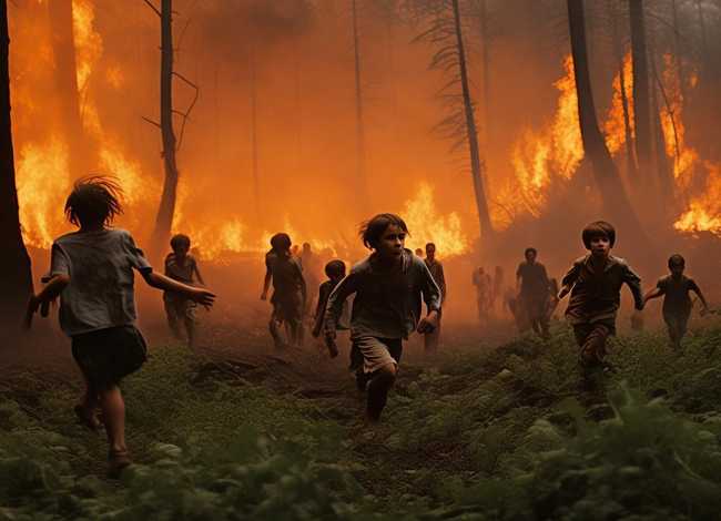 森林着火了幼儿故事，森林大火的幼儿故事