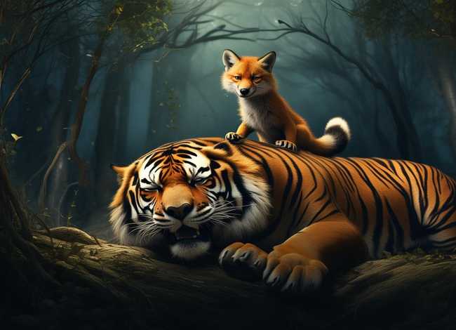 儿童故事狐假虎威的背景音乐、狐假虎威故事背景纯音乐