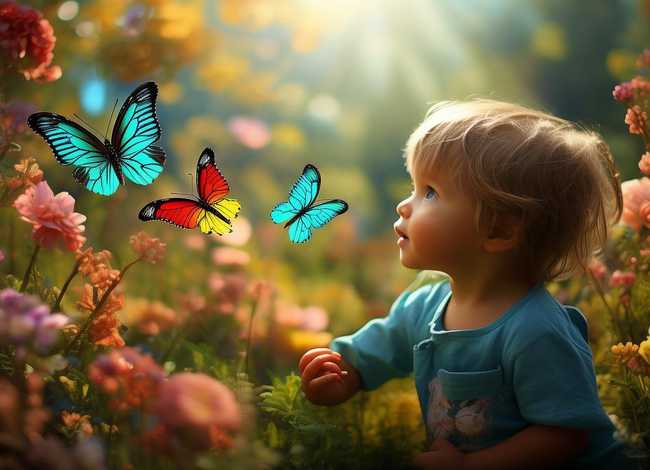 三只蝴蝶幼儿故事文字（三只蝴蝶幼儿故事文字图片）