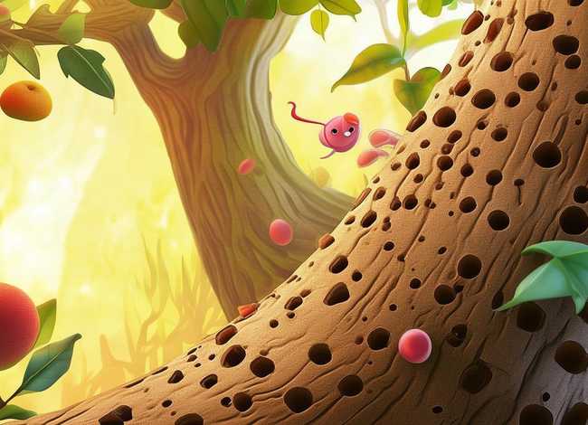 儿童故事蛀虫蛀洞 - 蛀蛀虫的故事