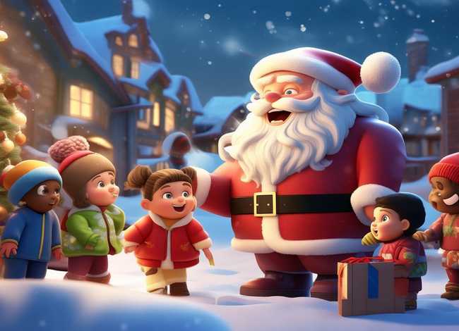 圣诞快乐儿童故事 - 圣诞快乐故事幼儿园