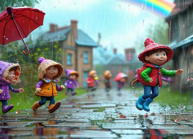 雨天小故事漫画儿童版 雨天小故事完整漫画 雨天小故事漫画儿童版 雨天小故事完整漫画