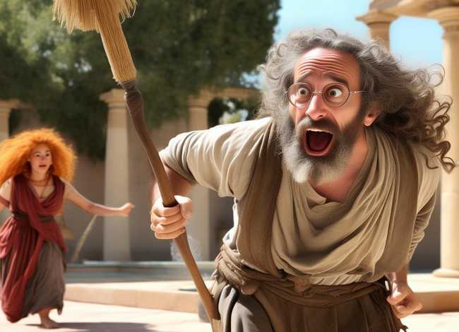 苏格拉底怕老婆的故事；苏格拉底妻子的故事