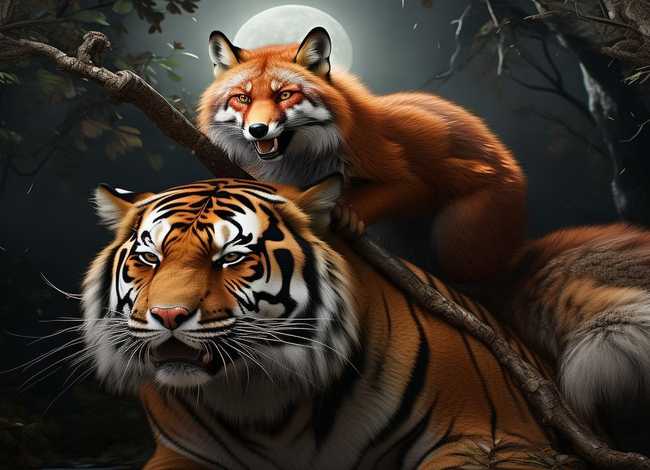 狐假虎威成语故事表演（狐假虎威成语故事表演视频）