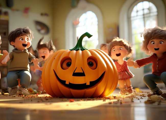 大南瓜儿童故事视频，大南瓜儿歌视频