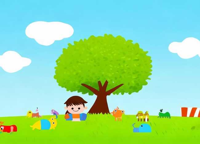 儿童故事简约版图画 - 儿童故事简约版