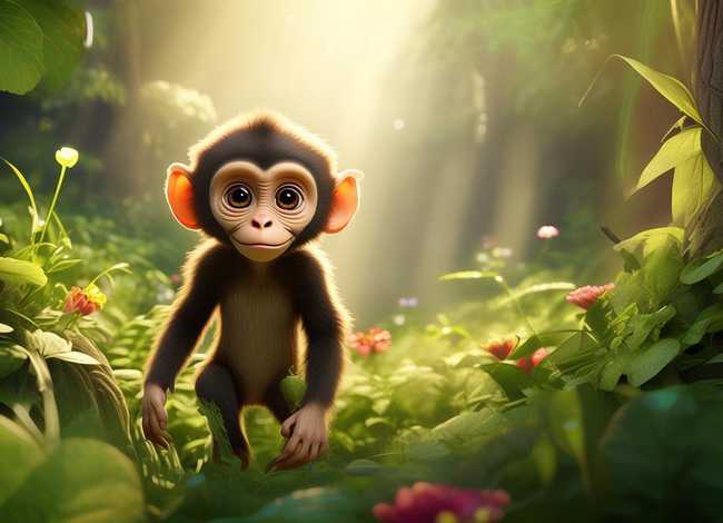 小猴子的幼儿故事（小猴子的幼儿故事视频）