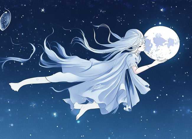 儿童画嫦娥奔月图、儿童画嫦娥奔月图片
