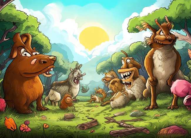 寓言故事绘画，寓言故事绘画手抄报