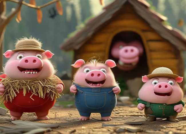 小猪的故事在线听；三只小猪的故事在线听