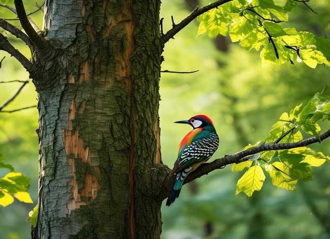 啄木鸟和树的故事 啄木鸟和树的故事视频
