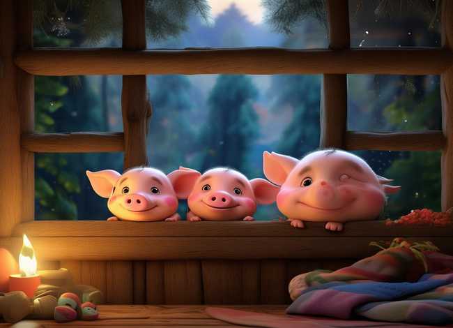 贝瓦故事睡前故事、贝瓦故事睡前故事三只小猪