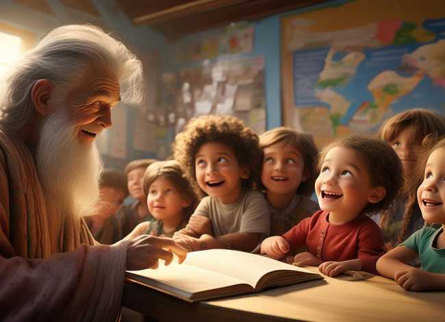 尊师重道儿童故事；尊师重道故事会