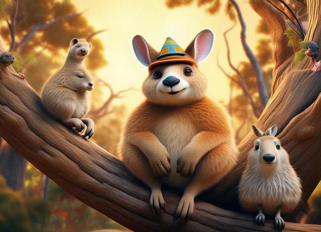 袋鼠讲故事（袋鼠故事书）