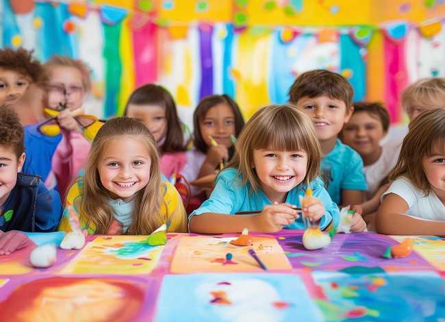 英语儿童画1-6年级 - 六一儿童节英语画画超级简单少字