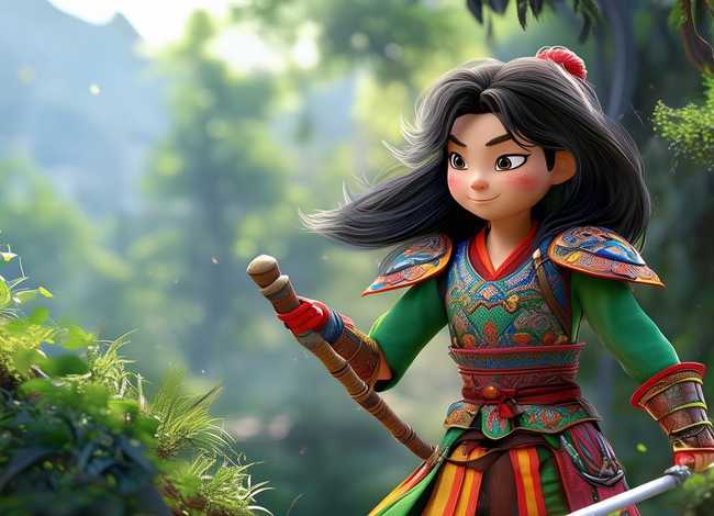 儿童故事花木兰视频 - 花木兰少儿版故事