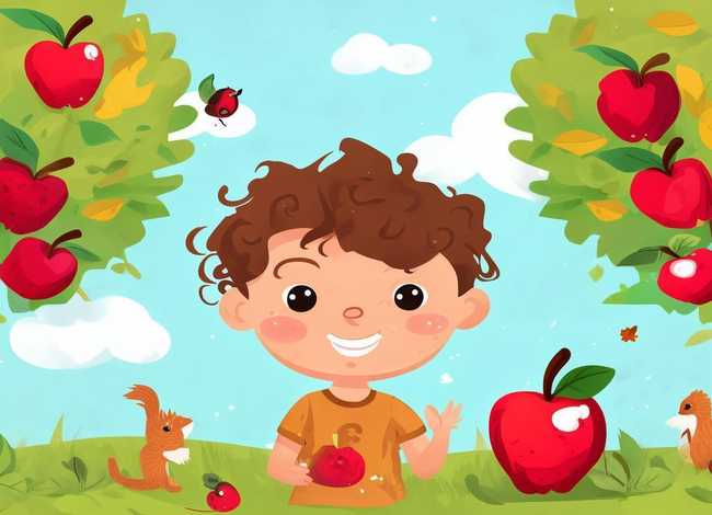 关于苹果的儿童故事书、关于苹果的幼儿故事绘本