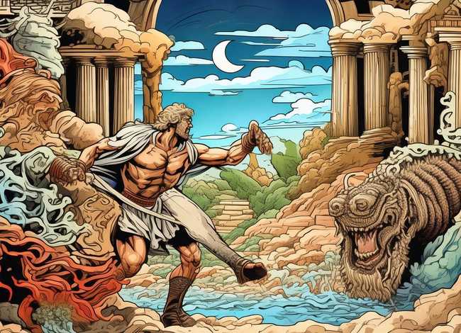 希腊神话故事连环画（希腊神话故事连环画手抄报）