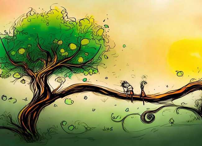 讲故事画画 - 讲故事 简笔画