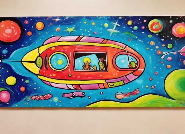 儿童科学幻想绘画简单又漂亮，儿童科学幻想绘画简单又漂亮三年级