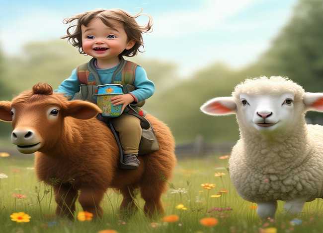 儿童和驴的故事、驴和羊的故事